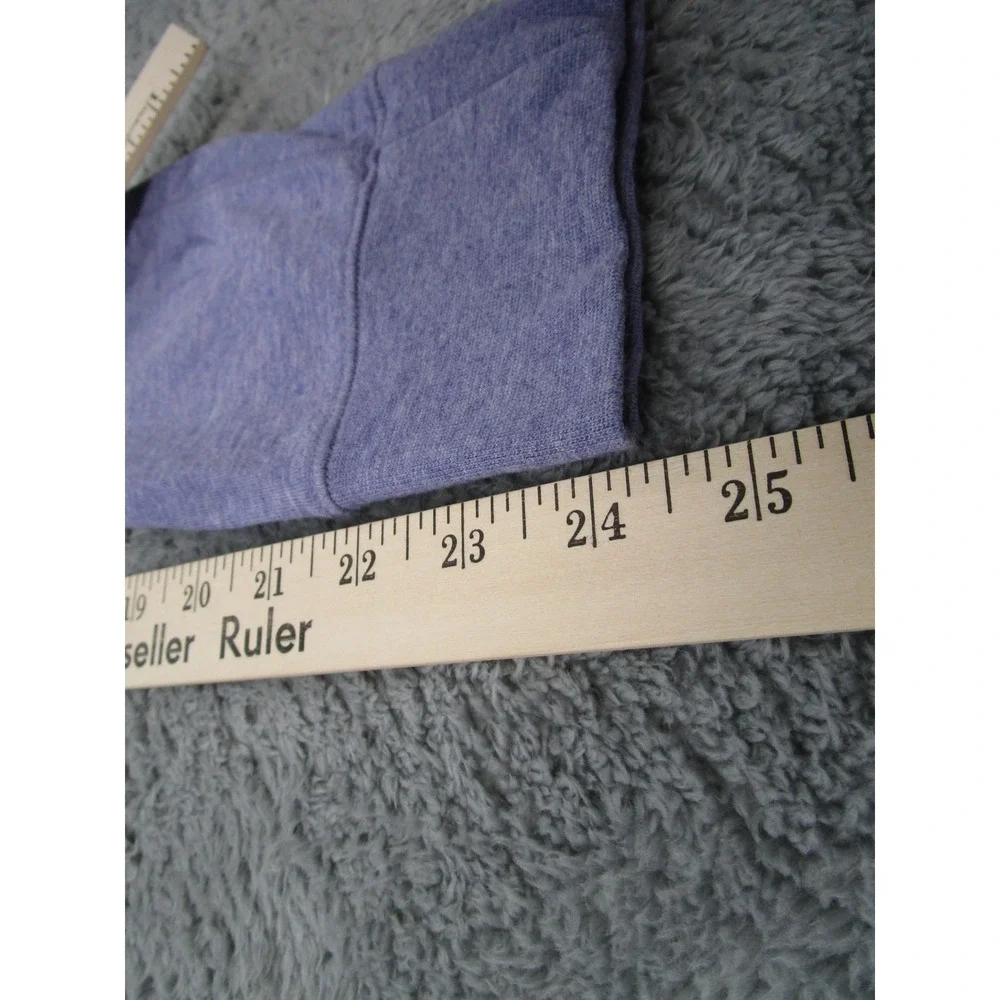 Polo Ralph Lauren Mens Medium Purple Heather Quarter Zip Pullover Sweater M Pony